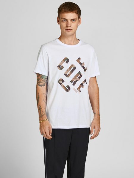 تى شيرت ستريت بياقة دائرية وأكمام قصيرة