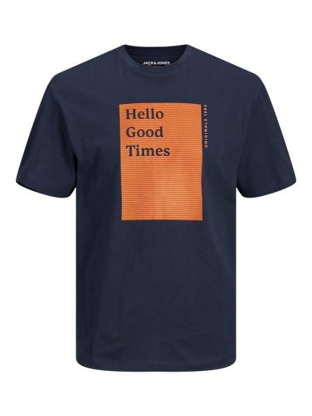 تى شيرت كوردروي بياقة دائرية وأكمام قصيرة