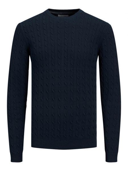 سويتر لين محاك بقبة دائرية بدون طوق