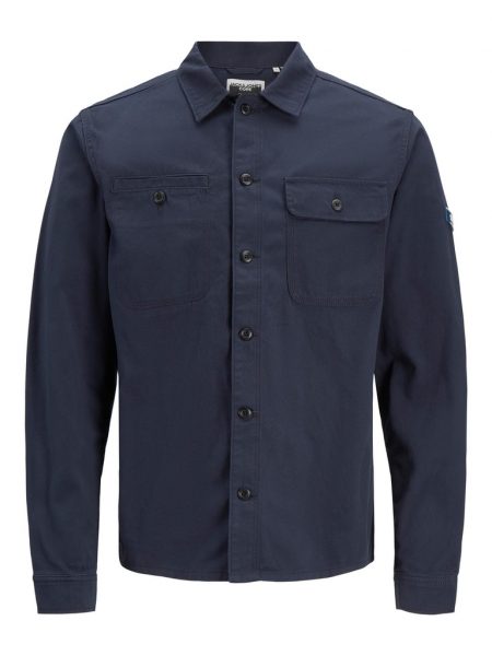 بين كلاسيك قميص فضفاض بأكمام طويلة