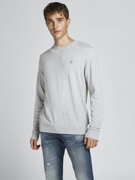 سويتر راي كشمير محاك بقبة دائرية بدون طوق