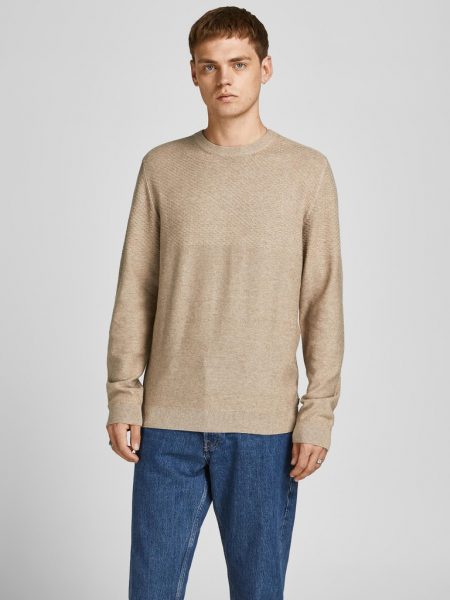 سويتر وينتر ستريكتشر محاك بقبة دائرية بدون طوق