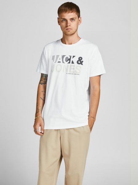 تى شيرت فلوكى ياقة دائرية وأكمام قصيرة