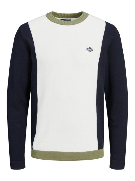 سويتر جاكسون محاك بقبة دائرية بدون طوق