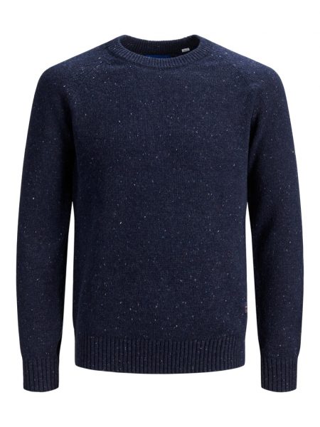 سويتر جاكس محاك بقبة دائرية بدون طوق