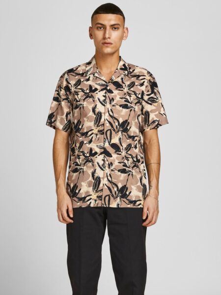 قميص فلور باور صيفي كم قصير